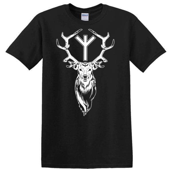 Algiz Rune Elk T-Shirt